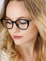 Оправа для очков для зрения пластиковая кошачий глаз