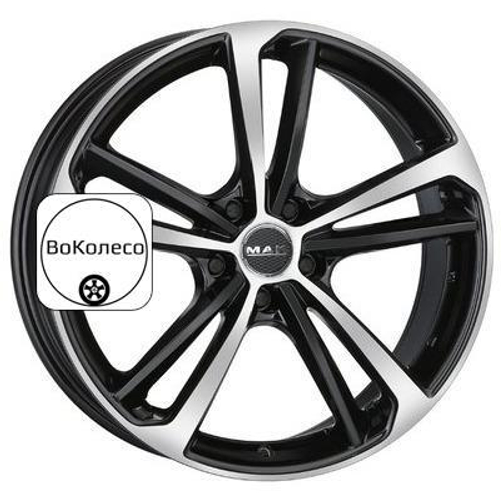 9,5x21/5x112 ET25 D66,45 Nurburg Black mirror MAK