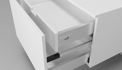 Тумба подвесная VELVEX Unit 60х40 белый лед