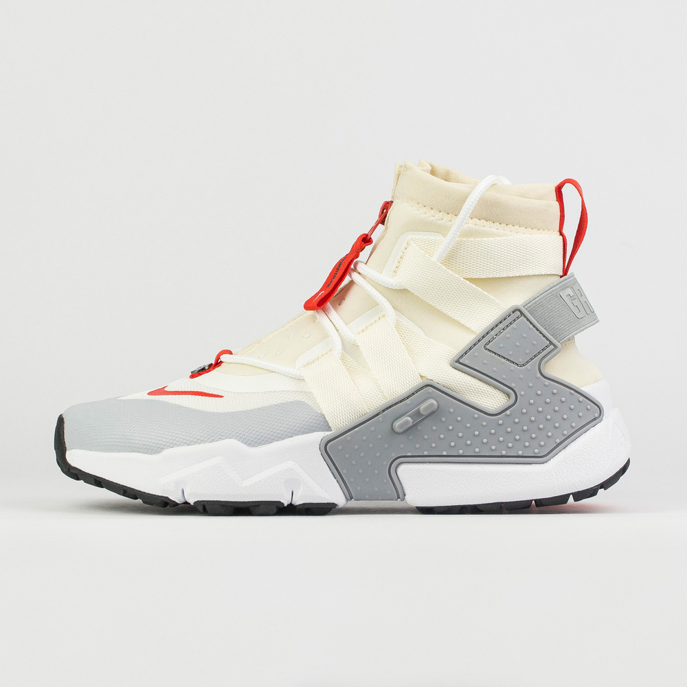 Кроссовки Nike Air Huarache Gripp L.Grey / Red Wmns ww.