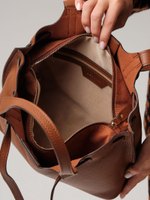 Кожаная сумка Deboro 31002 коричневый фундук