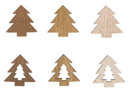 Декоративный элемент "Елка", диаметр 2см