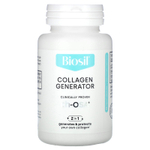 Biosil, Collagen Generator, средство для стимулирования производства коллагена, 30 капсул с жидкостью