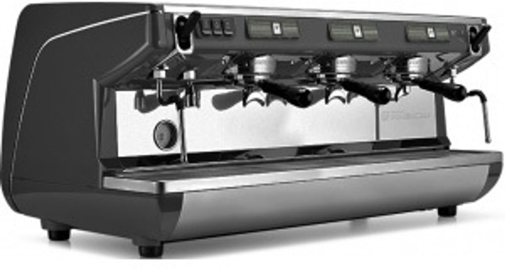 Кофемашина Nuova Simonelli Appia Life 3Gr S black высокие группы, экономайзер