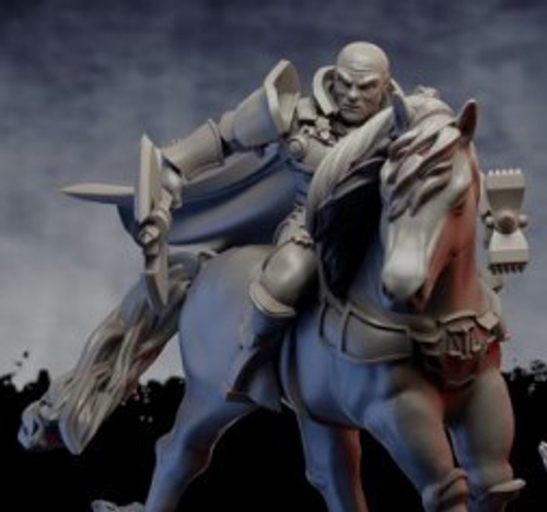 Grand Alliance Order Cities of Sigmar Empire Воин Империи на коне миниатюра для dnd, днд, pathfinder, фентези, Настольная игра, НРИ, Варгейм, РПГ