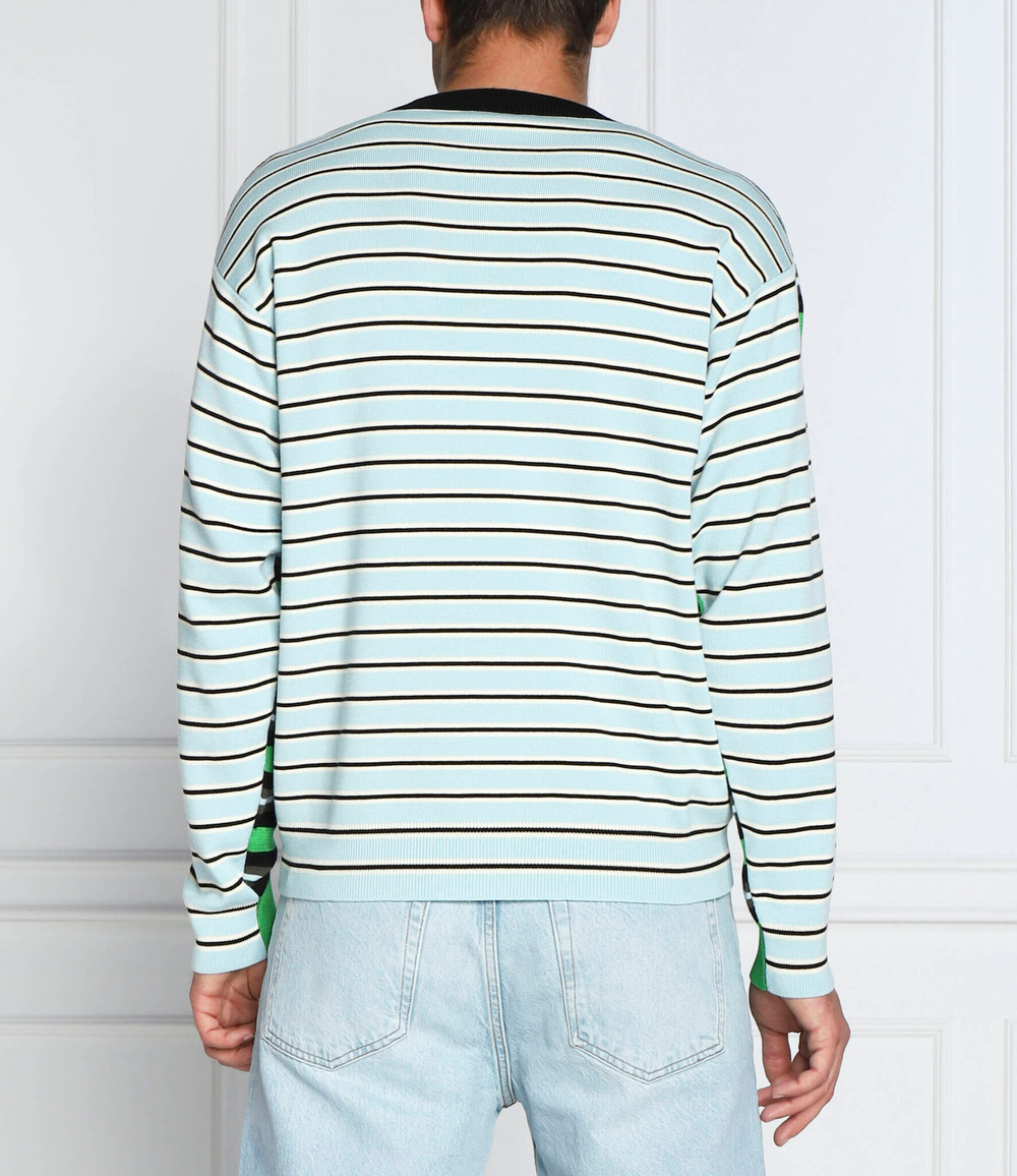 Хлопковый свитер Kenzo - зеленый(FC65PU3373CC)