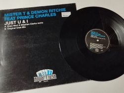 Винтажная виниловая пластинка LP Mister T and Demon Ritchie Feat Prince Charles Just U and I (France 2006) 45 RPM