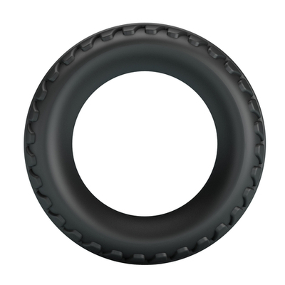 Эрекционное кольцо из силикона растягивающееся черное CRAZY BULL BI-210244