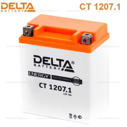 Аккумулятор Delta CT 1207.1 (12V / 7Ah) [YTX7L-BS]