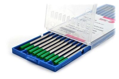 Вольфрамовый наконечник (электрод) WР 1.6x175 зеленый (700.0007)