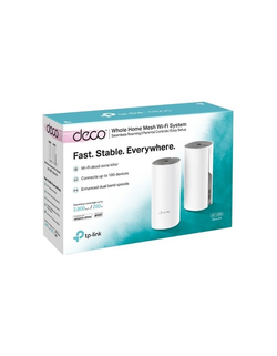 TP-Link Deco E4(2-pack) AC1200 Домашняя Mesh Wi-Fi система