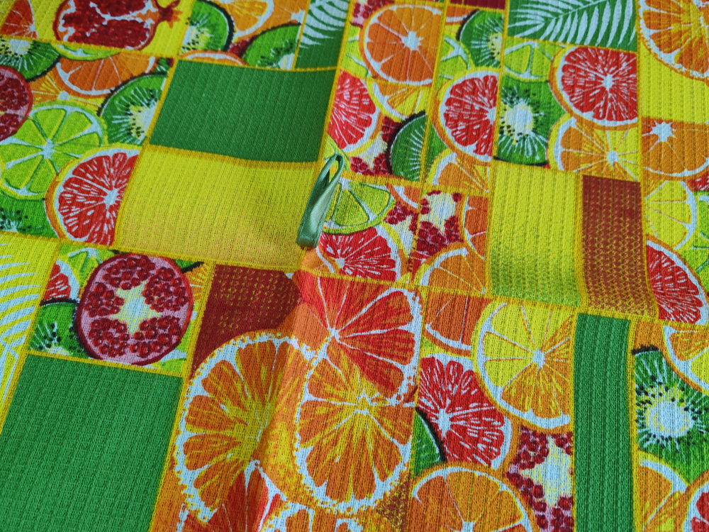 Полотенце кухонное, круглое, 2 шт, вафельное полотно