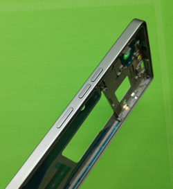 Tecno Camon 30 Pro 5G (CL8) - рамка дисплея (корпус) + шлейф кнопок + кнопки громкости и включения