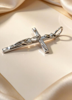Ювелирный крест из серебра 925 пробы