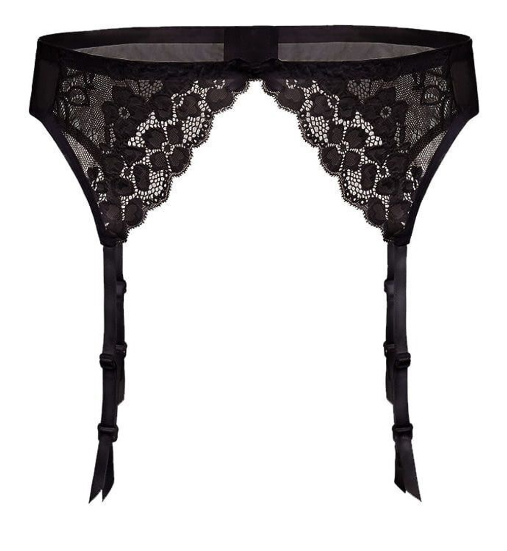 Кружевной пояс Daisy с подтяжками для чулок (Размер: XL) (Цвет: красный)