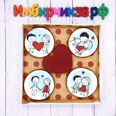 Имбирные пряники Любовь