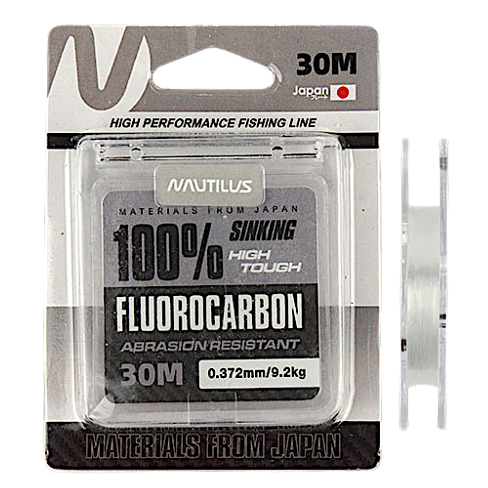 Флюорокарбон Nautilus Fluorocarbon 100% 30м -