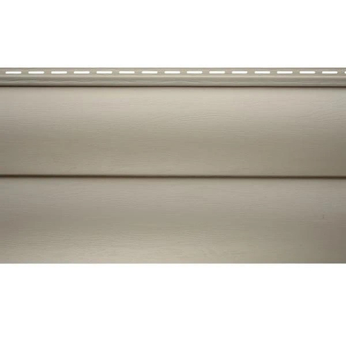 Сайдинг виниловый Альта Профиль Blockhouse двухпереломный малый бежевый 3100х226 мм