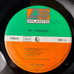 Винтажная виниловая пластинка LP Yes Yessongs (Германия 1973) Close To The Edge