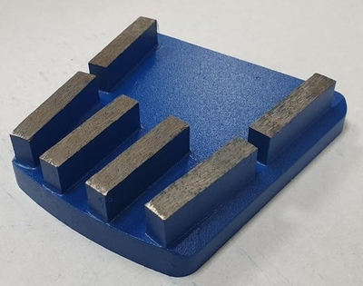 Франкфурт алмазный шлифовальный 6 сегментов  АА L40xW10xH10 #30 № 0  бетон