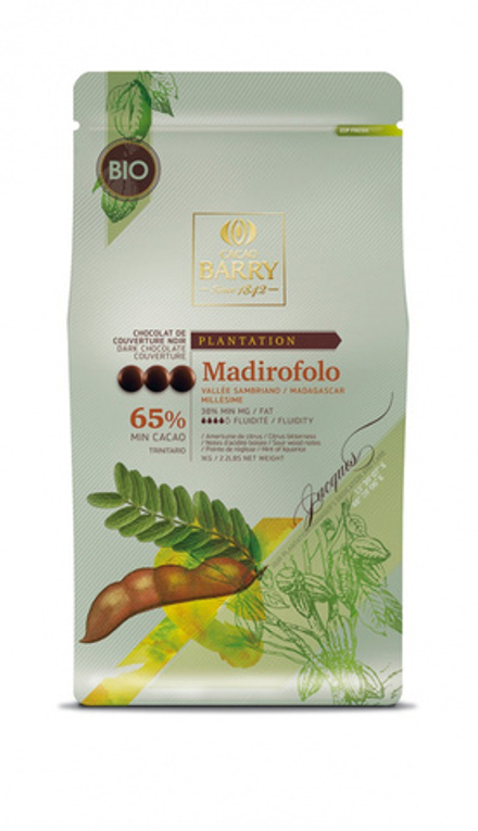 Шоколад Cacao Barry MADIROFOLO 65% Темный кувертюр (Пакет 1 кг)