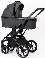 Детская коляска Peppy Tecla 3 в 1 Shadow Antrazit Chrome Edition (Графитовый)
