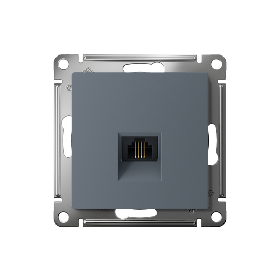 Розетка телефонная 1-м СП AtlasDesign RJ11 механизм грифель SE ATN000781