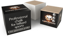 Мел «Super Diamond Grey» (серый) черная коробка