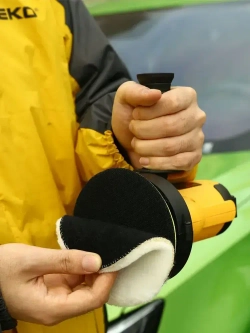 Шлифмашина полировальная сетевая DEKO DKP1000, 125 мм, 1000 Вт + набор аксессуаров 5 шт