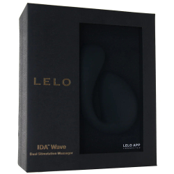 Lelo - Ida Wave Black - Вибромассажер с управлением через приложение, 9.3 см (чёрный)