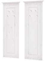 Вешалки настенные Неаполь для одежды из массива сосны, 2 шт.