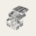 Посудомоечные машины V4000 AdoraDish V4000 AS4T-41168