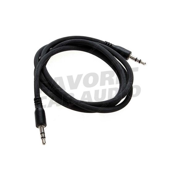 Кабель AUX, Jack 3,5mm(m) - Jack 3,5mm(m) FINITY Voice, 1.0м, круглый, силикон, цвет: чёрный, в техпаке