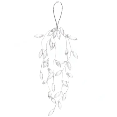 Ветка декоративная «Шарм» 27 см, Прозрачный