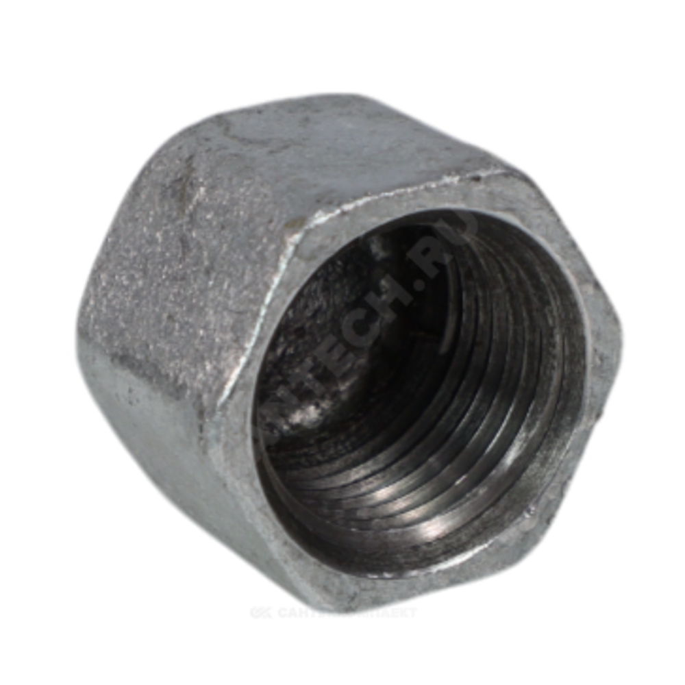 Заглушка чугун оц Ду 40 (1 1/2") ВР Fittex PLUS