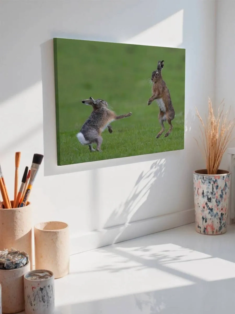 Картина на стену 40 X 50 Зайцы