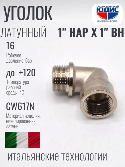 НИКЕЛЬ Уголок 1"г х 1"ш  ViEiR  (60/5шт)