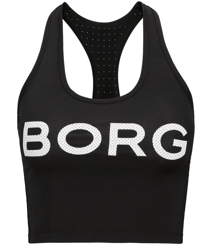 ТОП теннисный Björn Borg Crop Top Cia - black