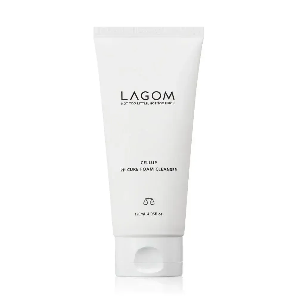 Очищающая пена для лица нейтральным pH Lagom Cellup Ph Cure Foam Cleanser 120 мл.