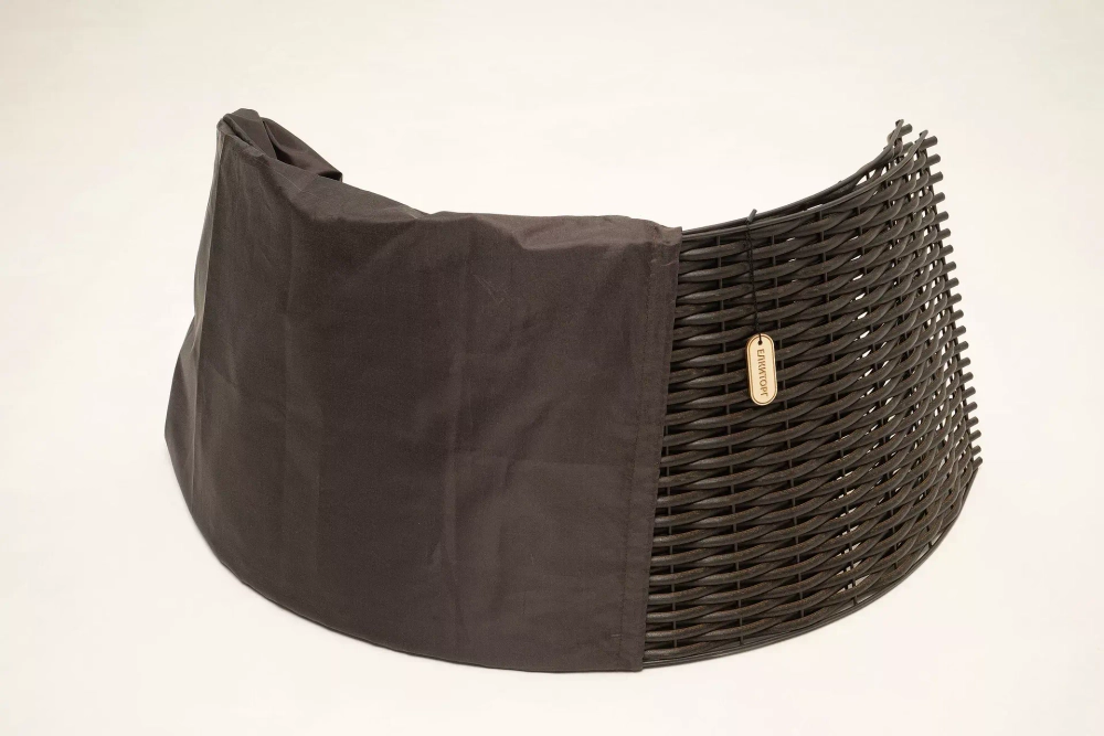 Корзина под елку ПРЕМИУМ Царская Лоза 87 см., разборная, хаски, ЕлкиТорг (87-229)