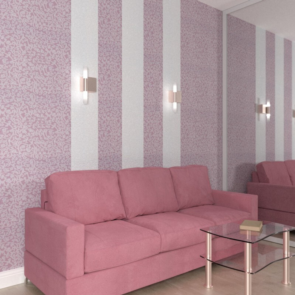 Ламинированная панель ПВХ ВЕК Кружева белые 2700х250мм