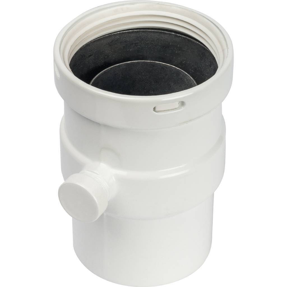 Элемент дымохода вертикальный с патрубком для отвода конденсата Stout D80 п/м