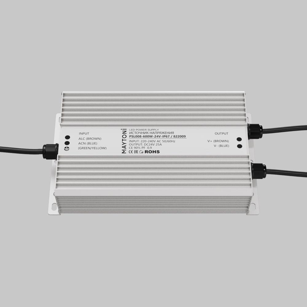 Блок питания 24В 600Вт IP67 Maytoni 822009