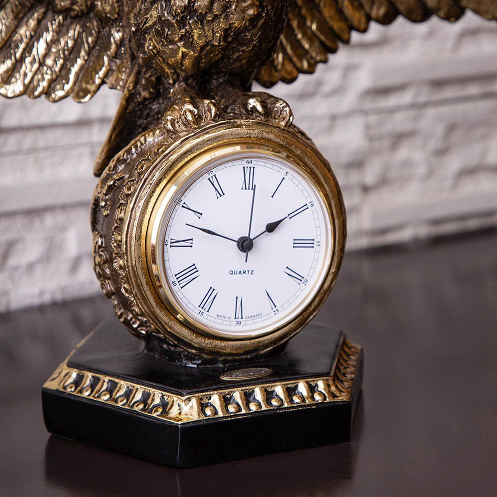 Часы настольные Флайт Бронза