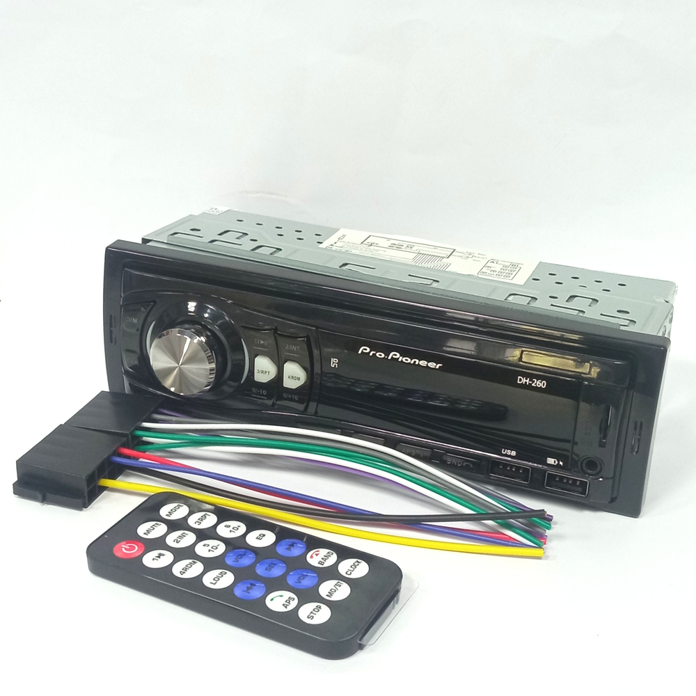 Автомагнитола FM/BT/USB/TFplayer PRO-Pioner DH-260