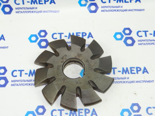 Фреза дисковая зуборезная М8 №8 Р6М5Ф3 Z=10 dпос=32 D=125