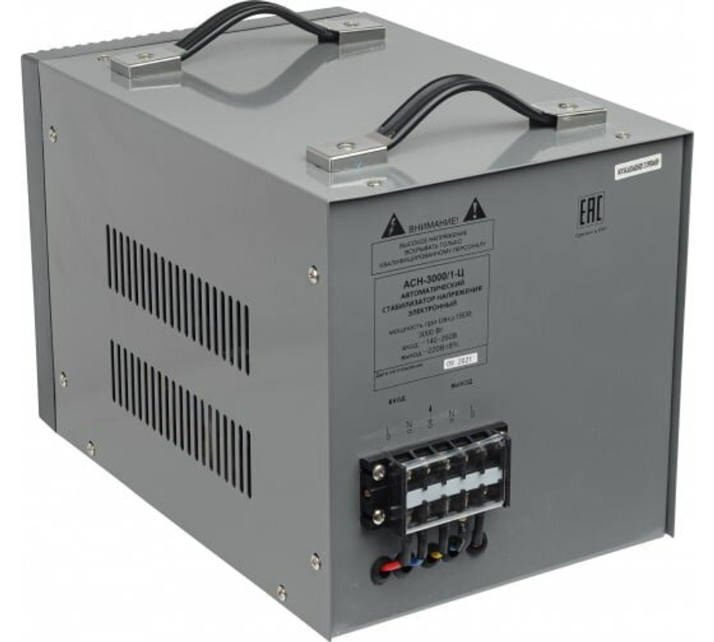 Стабилизатор напряжения Ресанта АСН-3000/1-Ц, Однофазный, 3кВт