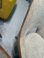 Стул DC-2012-1 бежевый/коричневый вращающийся