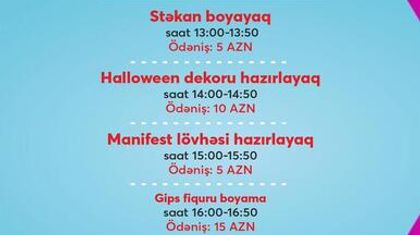 "Creative-filled weekend events at 'Əli və Nino' – a variety of activities await you!"