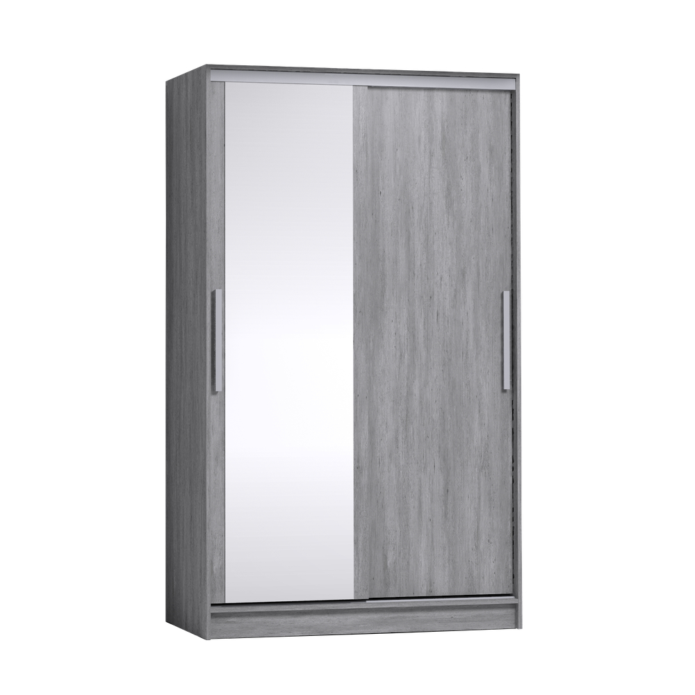 Шкаф-купе с зеркалом Strike 1200 Atelier светлый